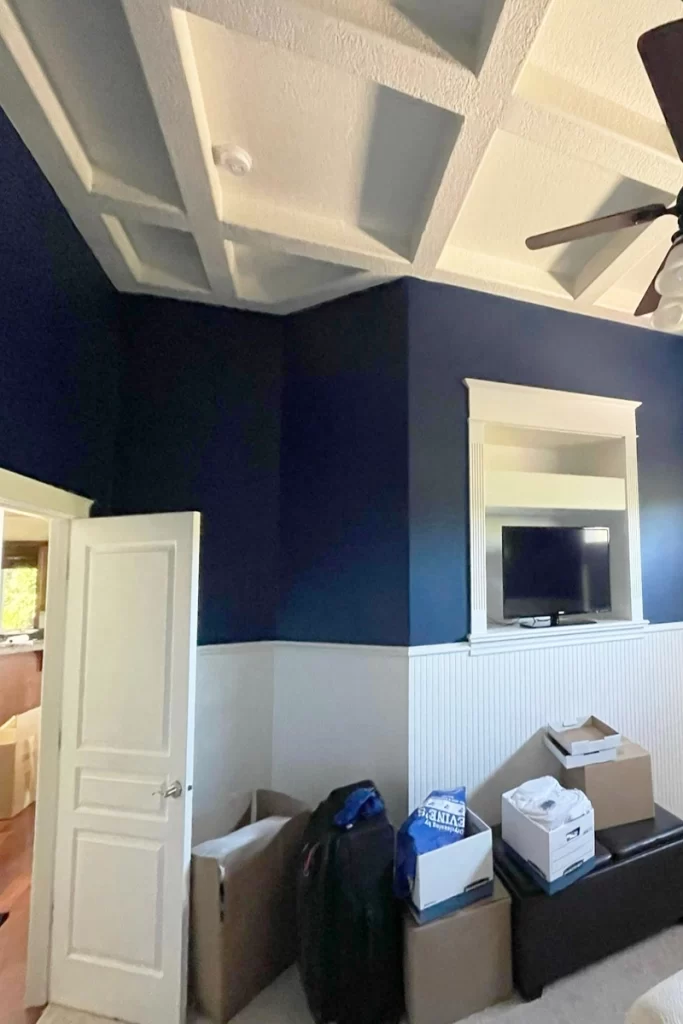 newly-painted-dark-blue-and-white-interior
